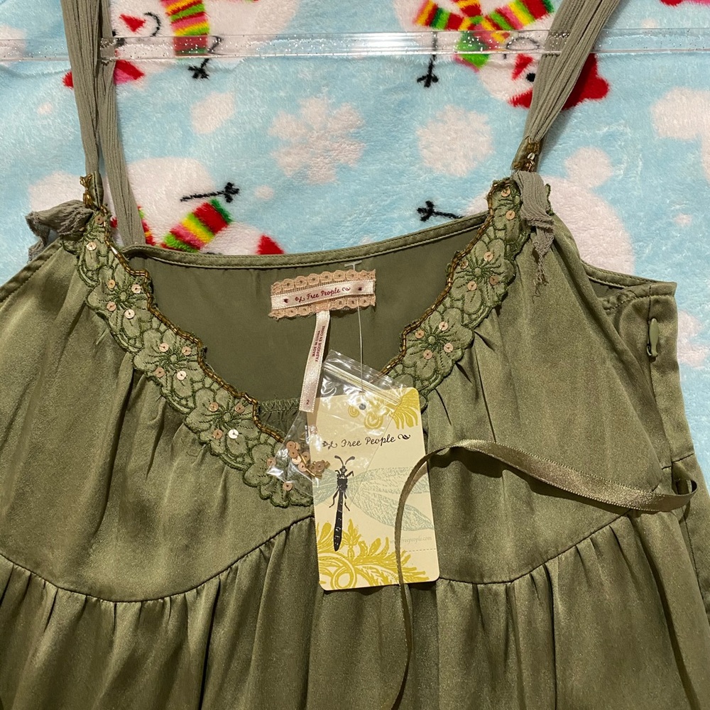 Free People Silk Dress - Picture 3 of 6